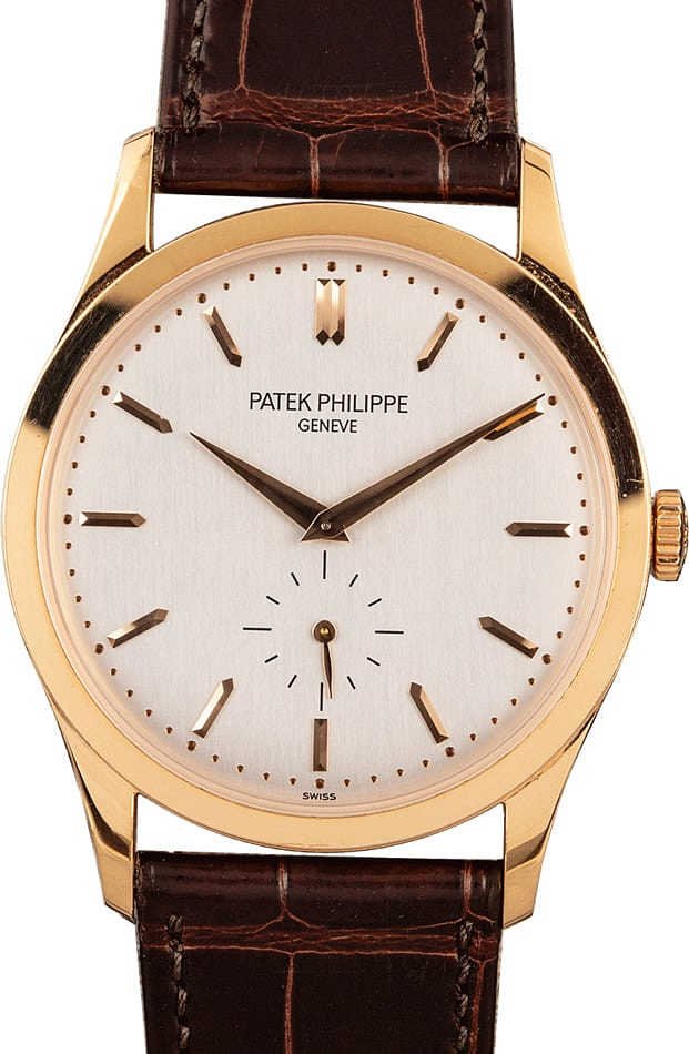 Used Patek Philippe Calatrava 18k Rose Gold